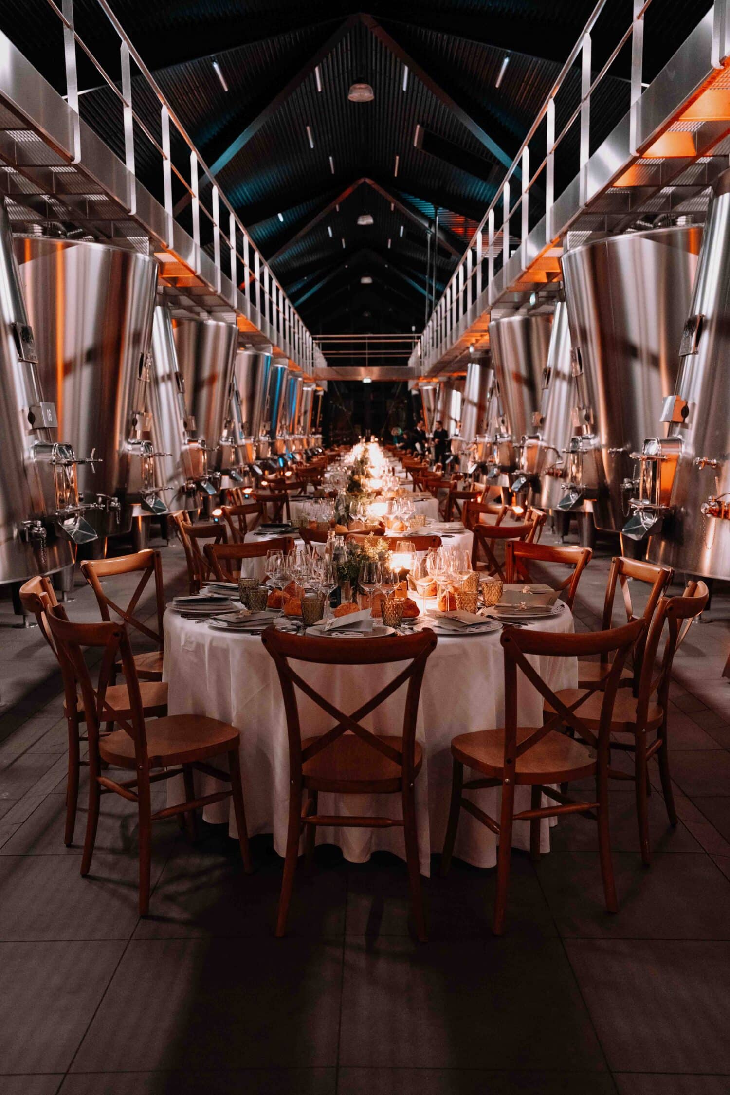 séminaire diner 
dans le cuvier du château la Garde