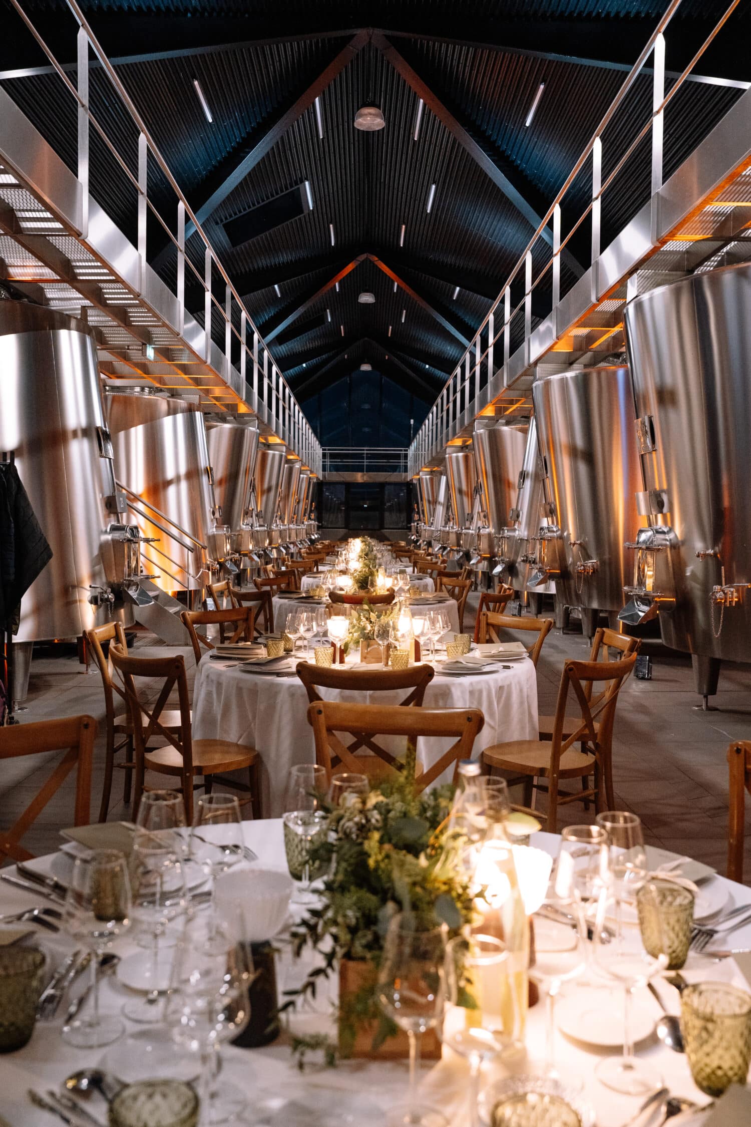 Séminaire diner dans le cuvier château la Garde Bordeaux